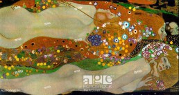 Gustav Klimt Water Serpents II